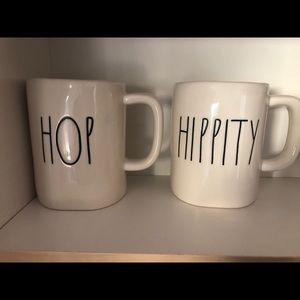 Rae Dunn Hippity and Hop oversized Easter mugs